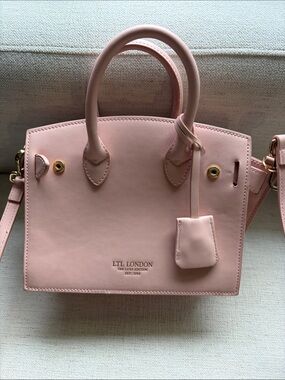 LTL London Light Pink Structured Satchel Mini